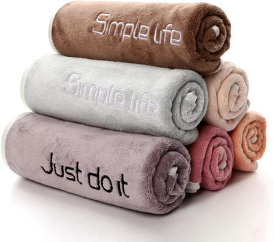 MILDIV Microfiber, Bamboo 500 GSM Sport, Face, Hand Towel(Pack of 6)