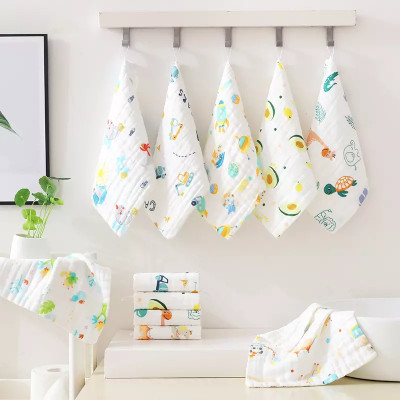 Mini Baby Bamboo 250 GSM Face, Hand Towel(Pack of 5)