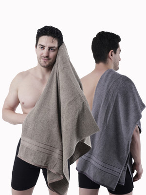 Dollar Cotton 400 GSM Bath Towel Set(Pack of 2)