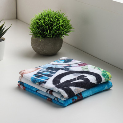 SPACES Cotton 380 GSM Face Towel Set(Pack of 2)
