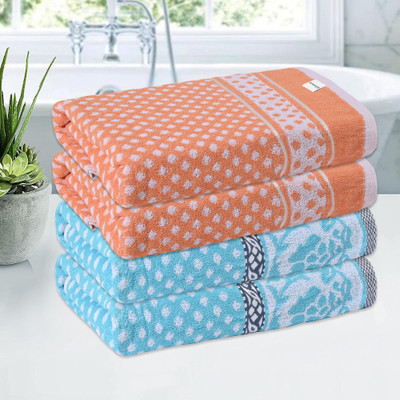 HOMESTIC by Kuber Industries Cotton 144 GSM Bath Towel(Pack of 4)
