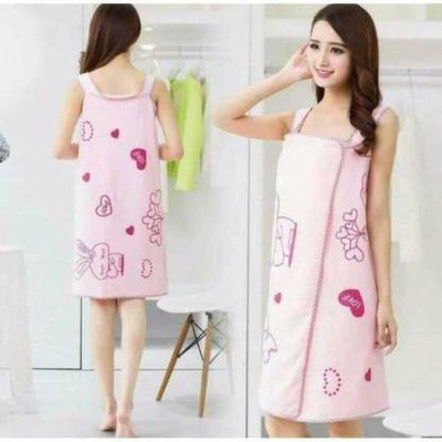 Armaan Depends on Avialablity Free Size Bath Robe(Pack of 1 Wearable Towel / Bath Robe, For: Men & Women, Depends on Avialablity)