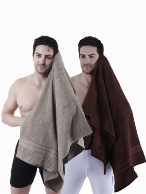 Dollar Cotton 400 GSM Bath Towel Set(Pack of 2)