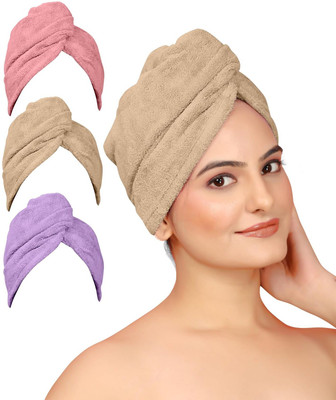 HeeFee Microfiber 500 GSM Hair Towel(Pack of 3)