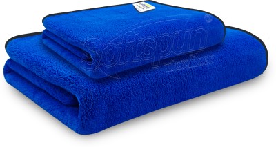SOFTSPUN Microfiber 280 GSM Bath Towel(Pack of 2)