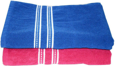 WebDealz Cotton 400 GSM Bath, Beach, Hair, Sport Towel(Pack of 2)