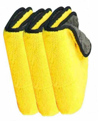 Shreejee ICROFIBER CLOTH D38 PO3 16 Multicolor Cloth Napkins(3 Sheets)