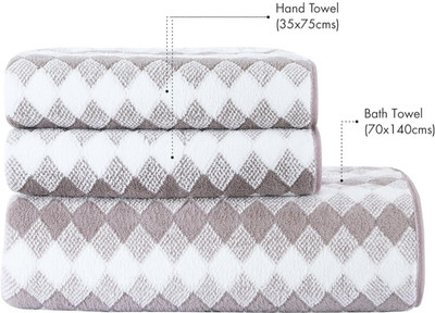 SWASTIKA Microfiber 400 GSM Bath Towel