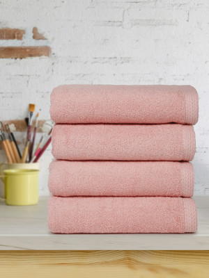 Dream Weaverz Cotton 550 GSM Hand Towel(Pack of 4)