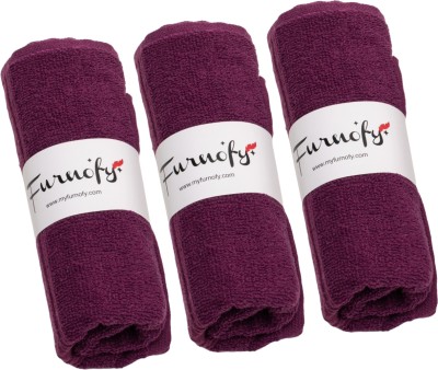 Furnofy Cotton 450 GSM Hand Towel Set(Pack of 3)