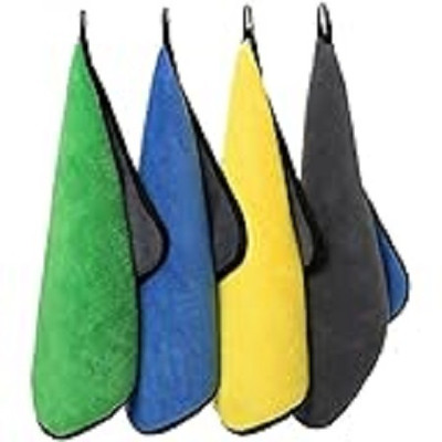 RadhaTex Multi-Purpose Ultra-Thick & Soft Dual Sided Cleaning Towel MCT30x4.82 Scrub Sponge(Regular)