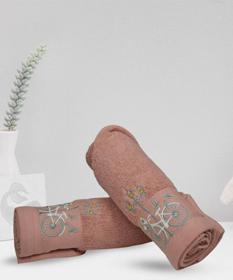 RANGOLI Cotton 540 GSM Hand Towel(Pack of 2)