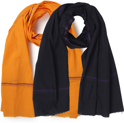 TORPPEZA Cotton 180 GSM Bath Gamcha Set(Pack of 2)