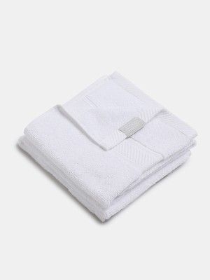 JOCKEY Cotton 500 GSM Hand Towel(Pack of 2, White)