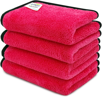 SOFTSPUN Microfiber 280 GSM Face Towel(Pack of 4)