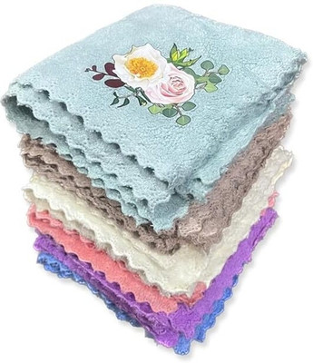 Satisfyn Microfiber 400 GSM Face, Hand, Sport Towel Set(Pack of 6)