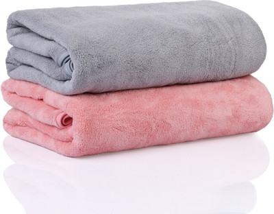 Sffizeex Microfiber 500 GSM Bath Towel(Pack of 2)