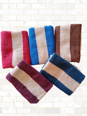 rozinal Terry Cotton 200 GSM Hand Towel Set(Pack of 5)