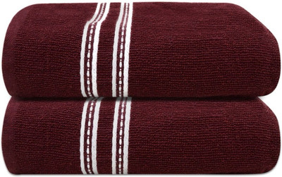 DECORHUB Cotton 400 GSM Bath, Beach, Sport, Hand Towel(Pack of 2)