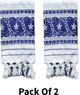 WeFab Fusion Polycotton 0 GSM Bath, Face, Hair, Hand, Sport Gamcha Set(Pack of 2)