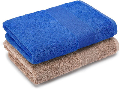 haus & kinder Cotton 500 GSM Bath Towel Set(Pack of 2)