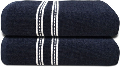 DECORHUB Cotton 400 GSM Bath, Beach, Sport, Hand Towel(Pack of 2)