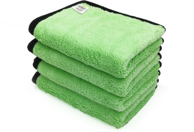 SOFTSPUN Microfiber 280 GSM Face Towel Set(Pack of 4)
