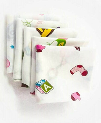 Trance Home Linen Cotton 10 GSM Face Towel(Pack of 5)