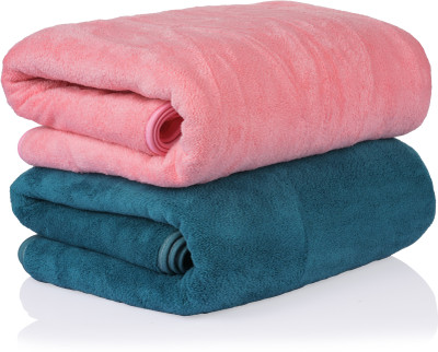 Sffizeex Microfiber 500 GSM Bath Towel Set(Pack of 2)