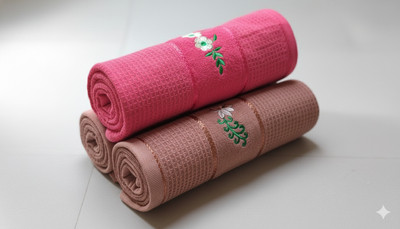 Friendora Terry Cotton 400 GSM Bath, Beach, Face, Hair, Hand, Sport Towel Set(Pack of 2)