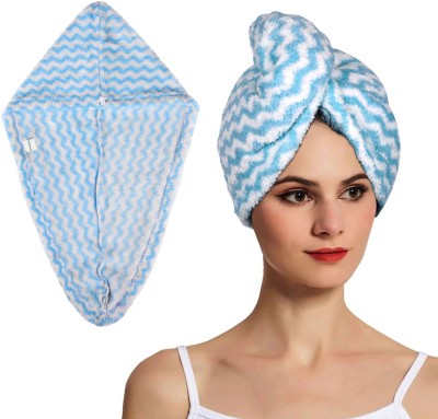 HOMESTIC Microfiber 180 GSM Hair Towel Set(Pack of 2)