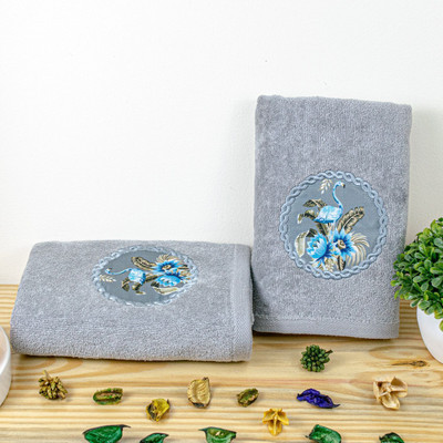 RANGOLI Cotton 450 GSM Hand Towel(Pack of 2)