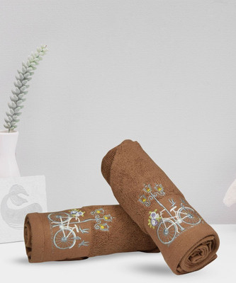 RANGOLI Cotton 540 GSM Hand Towel(Pack of 2)