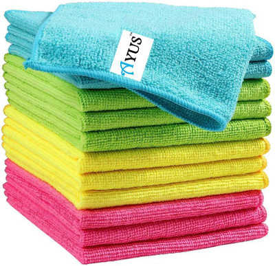 Ayus Microfiber 280 GSM Hand Towel Set(Pack of 24)