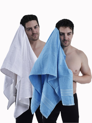 Dollar Cotton 400 GSM Bath Towel Set(Pack of 2)