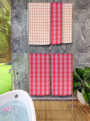 athom TRENDZ Cotton 250 GSM Bath Gamcha Set(Pack of 5)