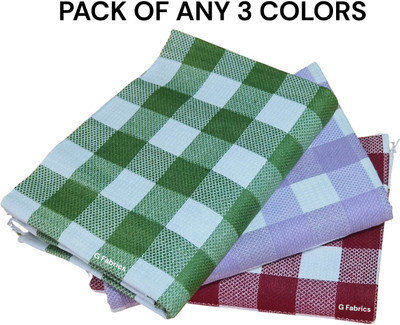 G Fabrics Cotton 300 GSM Bath, Beach, Face, Hair, Hand, Sport Towel Set(Pack of 3)