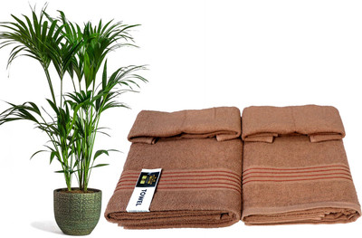 COMFIGIFTS Cotton 370 GSM Bath Towel Set(Pack of 4)