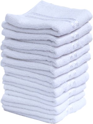 Space Fly Cotton 300 GSM Face Towel Set(Pack of 10)