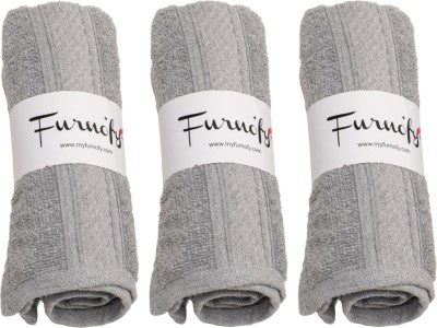 Furnofy Cotton 450 GSM Hand Towel Set(Pack of 3)