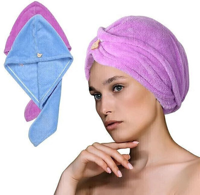 Moksh Microfiber 500 GSM Hair, Beach, Face Towel(Pack of 2)