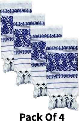 WeFab Fusion Polycotton 0 GSM Bath, Face, Hair, Hand, Sport Gamcha Set(Pack of 4)