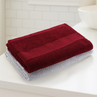 Nebula Cotton 400 GSM Bath Towel Set(Pack of 2)