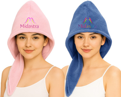 Midastra Microfiber 500 GSM Hair Towel(Pack of 2)