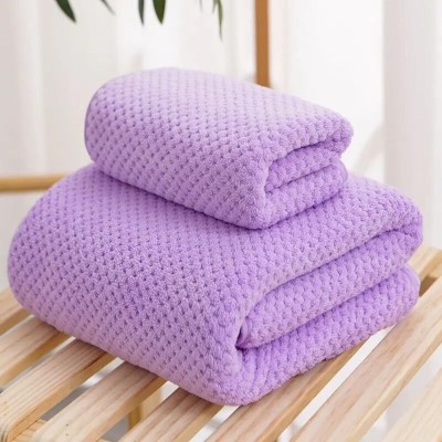 Linear Microfiber 300 GSM Bath, Hand, Face Towel Set