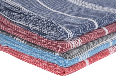 CRAZYWEAVES Cotton 400 GSM Bath Towel Set(Pack of 5)