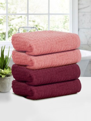 Cortina Cotton 480 GSM Hand Towel(Pack of 4)