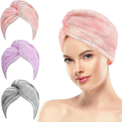 VYAKOM EXPORTS Microfiber 500 GSM Hair Towel(Pack of 3)