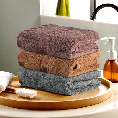 KUBER INDUSTRIES Cotton 250 GSM Face, Hand Towel Set(Pack of 3)