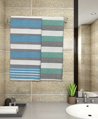Athom Living Cotton 200 GSM Bath Towel Set(Pack of 2)